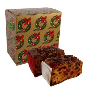 Square Fruit Cake - Half Dark / Half Light